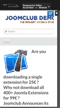 Mobile Screenshot of extensions.joomclub.org