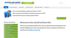 Desktop Screenshot of demo.joomclub.org